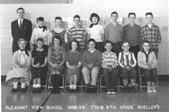 Pleasant View Grade School 1958-1959  7th. & 8th. Grades